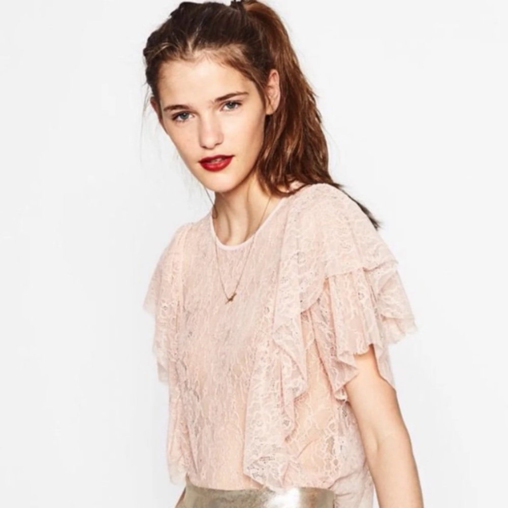 Zara Lace Blouse